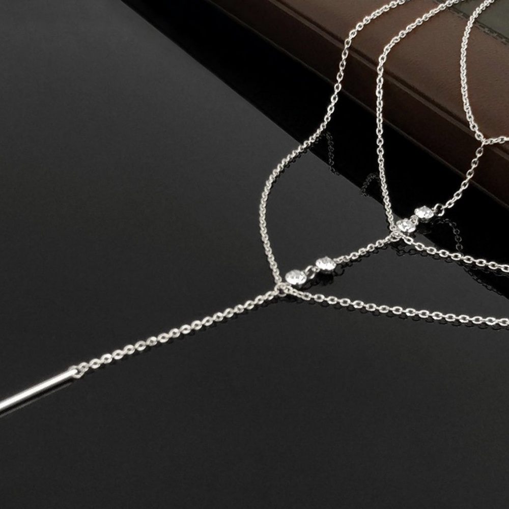 Women's Layered Bar Necklace